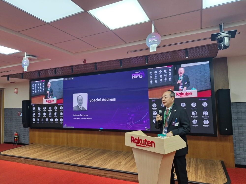 【23 April 2025】　Consul General Nakane attends Rakuten India's Product Conference