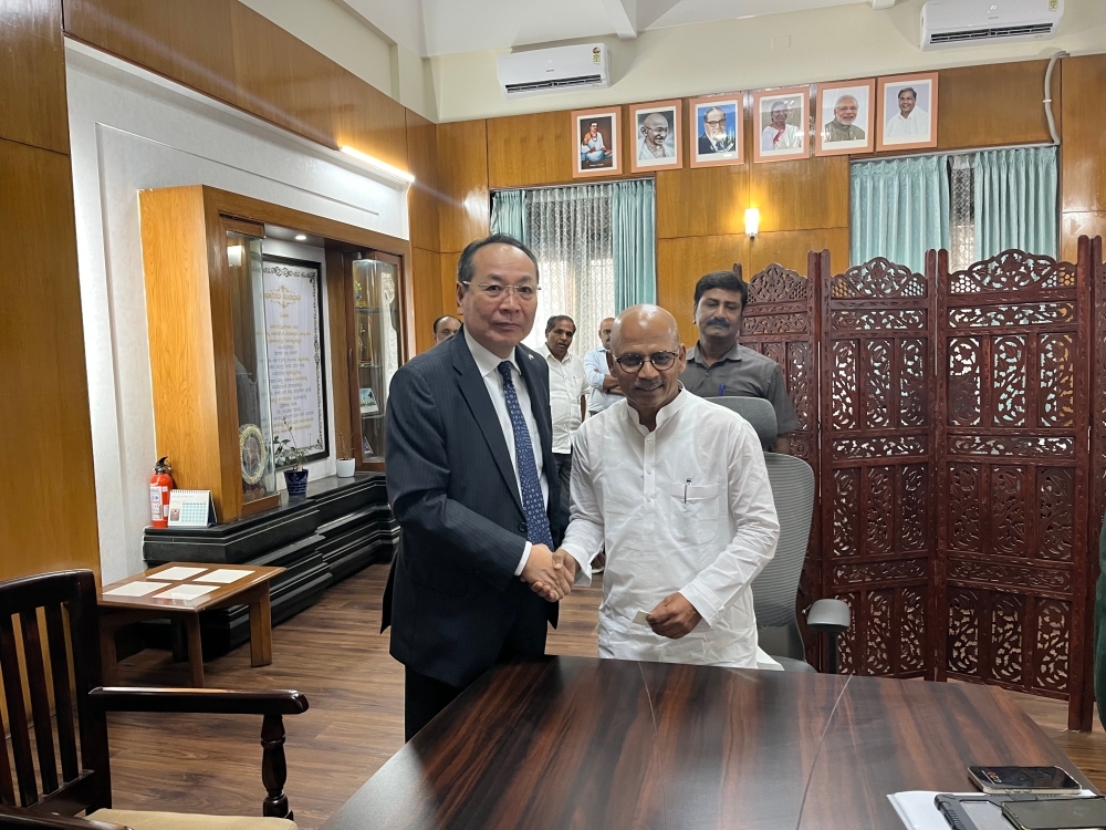 【May 14, 2025】Meeting with S.P. Patil, Minister for Health, Education, and Skill Development