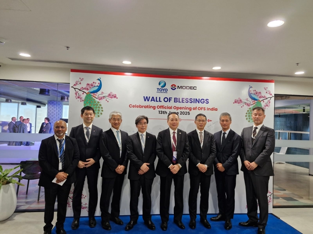 【June 13, 2025】Consul General attends the Opening Ceremony of TOYO MODEC OFS INDIA GCC