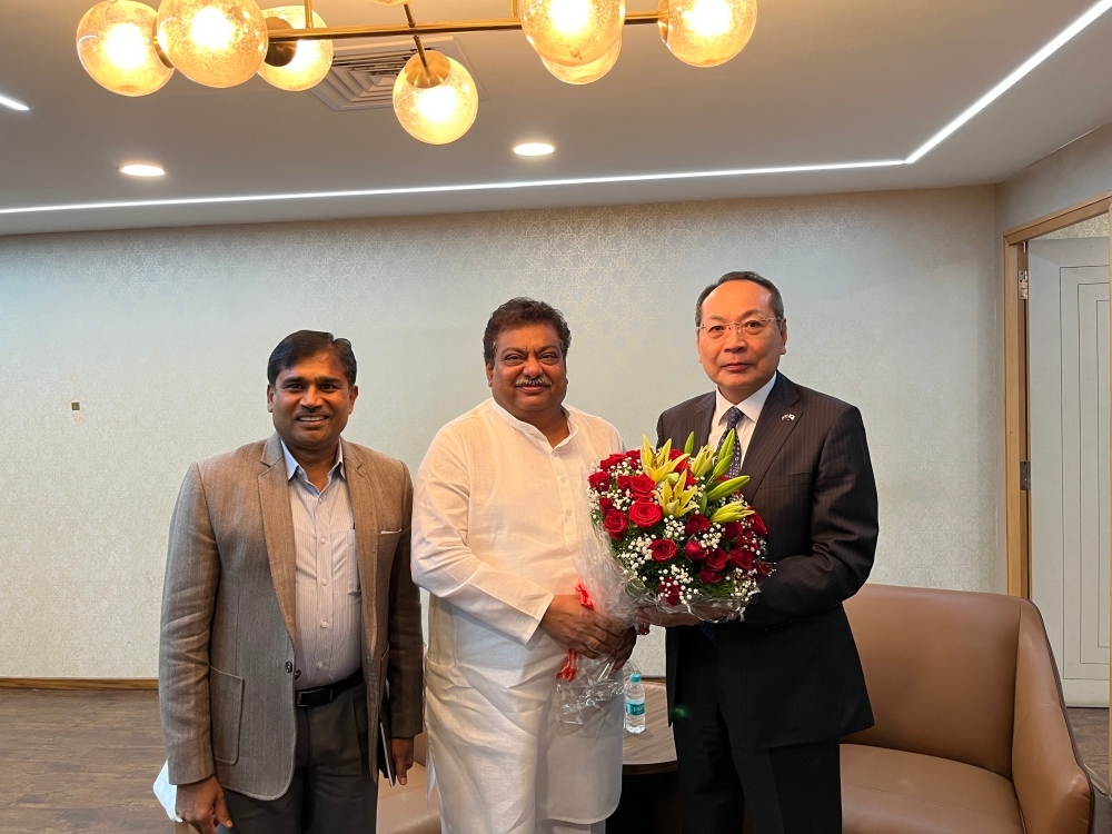 【August 29, 2025】Meeting with Minister for State for Large and Medium Industries, Mr. M. B. Patil