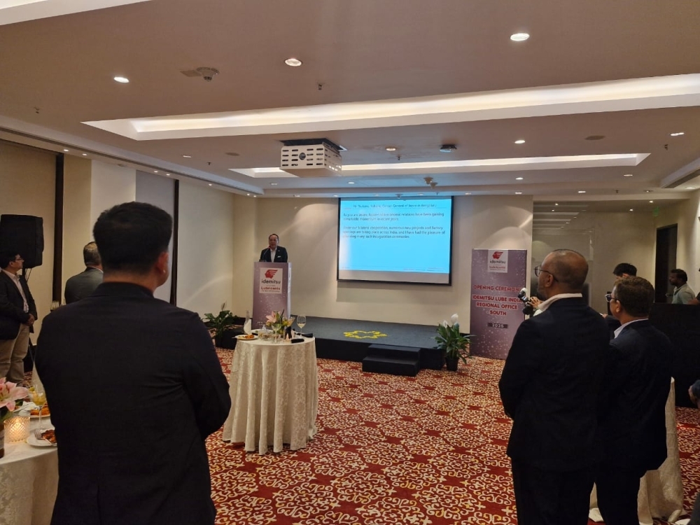 【November 5, 2025】Attendance at the Opening Ceremony of Idemitsu Lube India Pvt. Ltd.