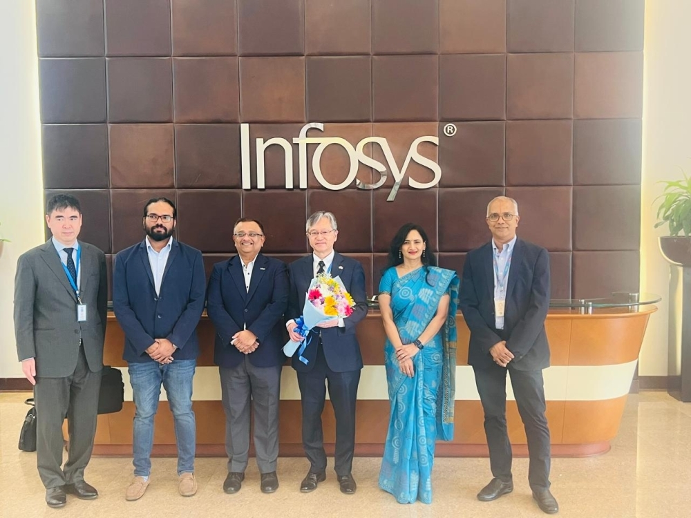 【June 12, 2026】Consul General Nawata visited the headquarters of Infosys
