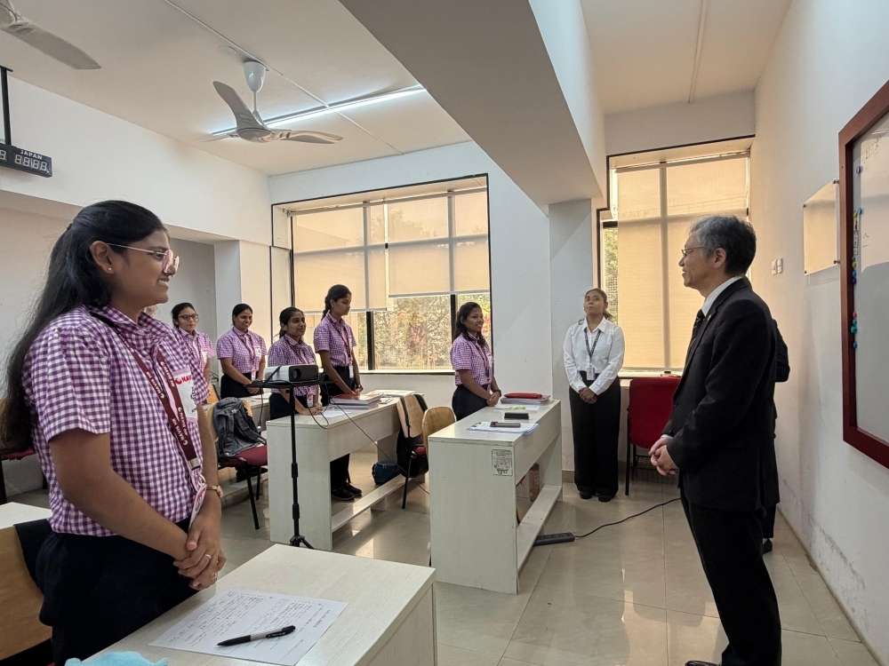 【July 27,2026】Consul General Nawata visited and observed the training NAVIS HR offered to the candidates